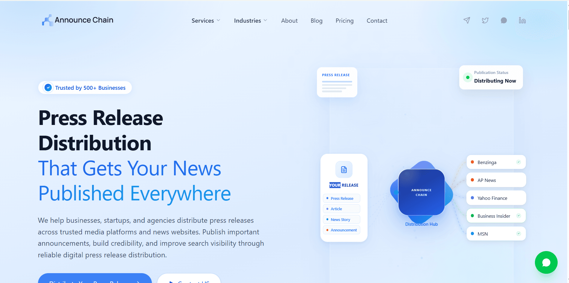 Announce Chain — Press Release Distribution