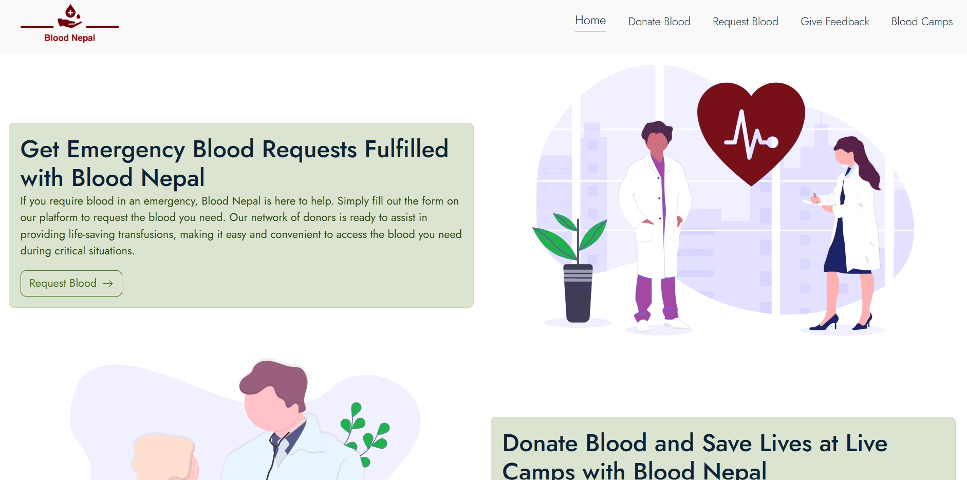 Blood Bank Management System